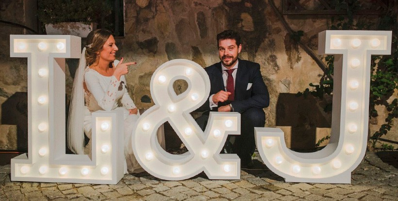 Letras Gigantes Para Tu Boda