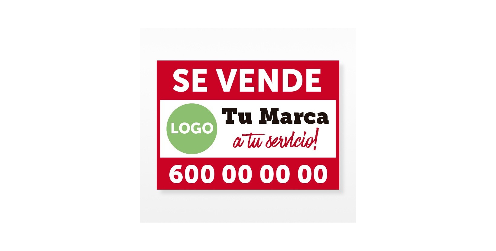 Cartel Se Vende para inmobiliarias al mejor precio del mercado!