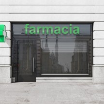 Letras para farmacia con iluminación