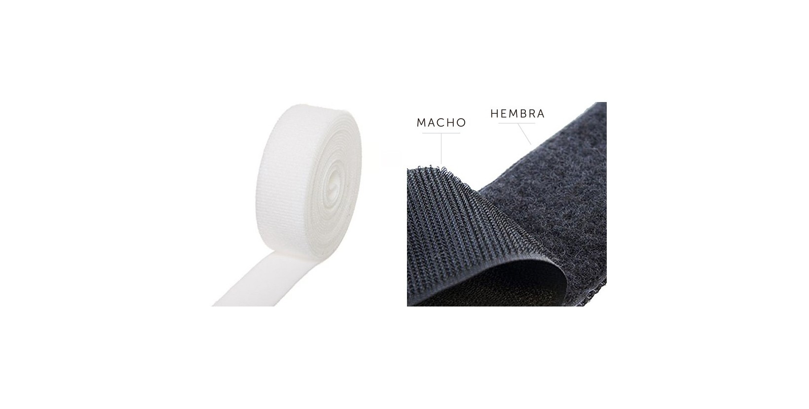 Velcro adhesivo macho o hembra al mejor precio!