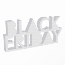 Letras escaparate Black Friday