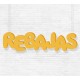 Letras Rebajas Corcho Colgantes