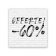 Cartel Ofertas 60% Ladrillo Blanco