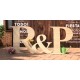 Letras Madera Boda