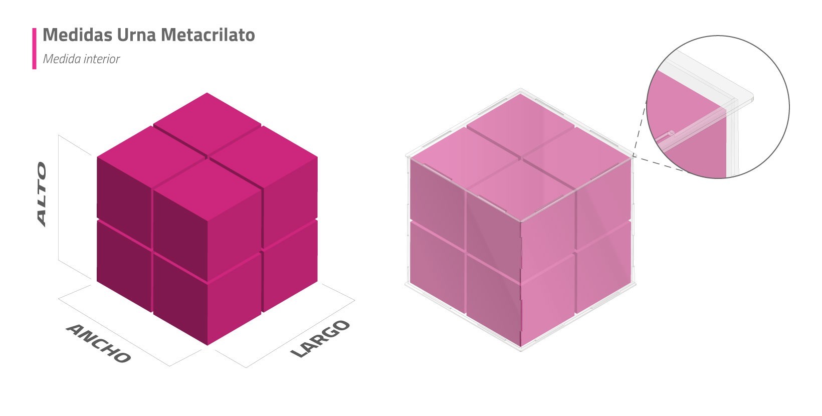 Urna Desmontable tamaño L