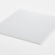 2 planchas de metacrilato blanco opal 300 de 251x 49,5 cm rotuladas con vinilo de corte negro