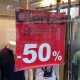 Cartel rebajas Ofertas -50%