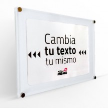 Placa cambia tu texto rápido
