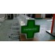 Cruz de farmacia básico con gráfica verde
