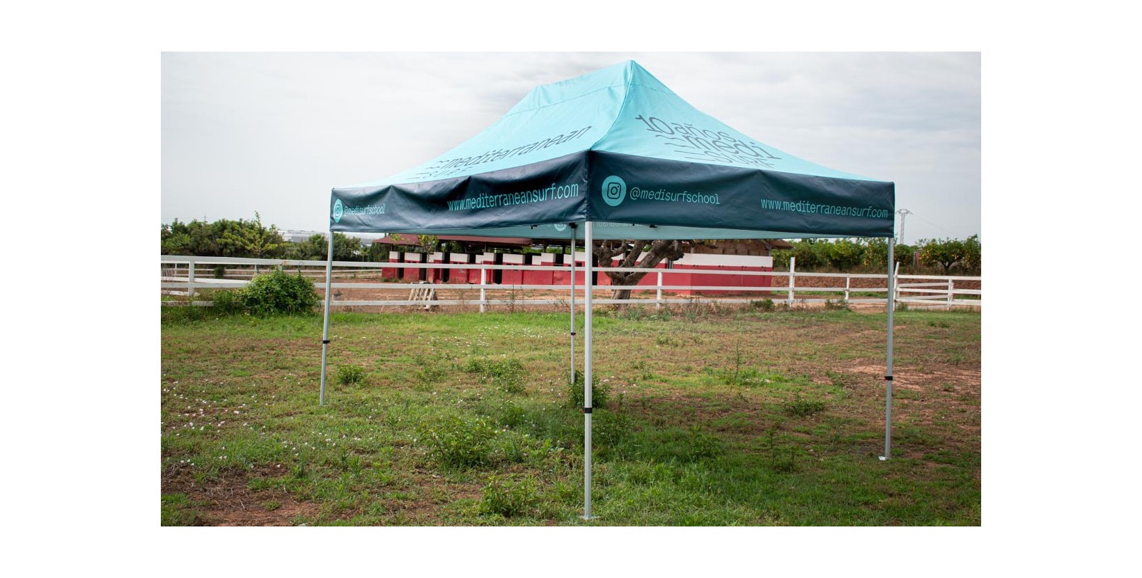 Carpa plegable grande, personalizable y económica