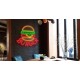 Neon burger con lechuga y queso