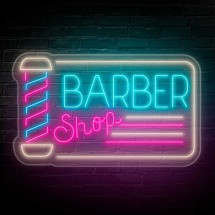 Neón Barber shop