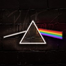 Neón Triángulo Pink Floyd Dark Side of The Moon
