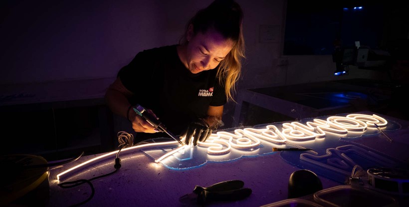 letras neon personalizado