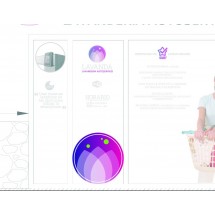 circulo impreso con logo lavanda + corte circular (Pegado por dentro)