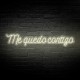 Neón Me quedo contigo