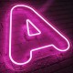 letras neon personalizado