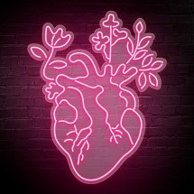 Neón Dibujo Corazón
