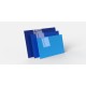 Placa de metacrilato azul