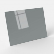 Placa de metacrilato gris