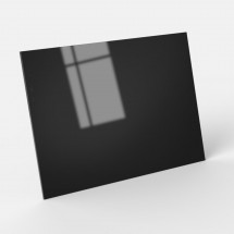 Placa de metacrilato negro