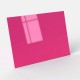 Placa de metacrilato fucsia
