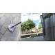Bandera de pluma o playa con base plegable