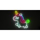 Neon unicornio habitación infantil