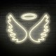 Alas de ángel Neón