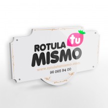 Placa identificativa de metacrilato - Stampissimo