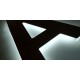 Letras de Acero + Metacrilato Iluminado para tienda Calvin Klein