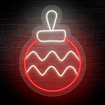Neón Bola de Navidad
