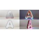 Letras espejo infinito personalizadas