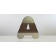 Letras de aluminio y metacrilato iluminado
