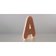 Letras de dibond satinado cobre + metacrilato iluminado