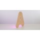 Letras corporeas de madera retroiluminadas