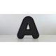 Letras corpóreas Black & White