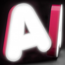 Letras corporeas huecas aluminio luz frontal