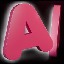 Letras corporeas retroiluminadas de PVC