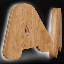 Letras de Madera retroiluminadas