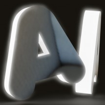 Letras espejo + metacrilato iluminado