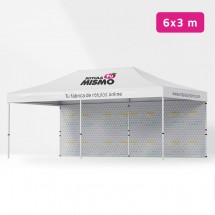 Carpa personalizada 6 x 3 metros