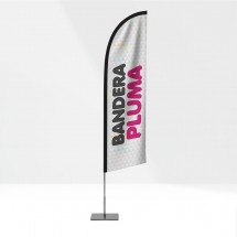 Bandera pluma / Bandera de playa