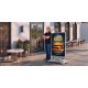Soporte publicitario / Caballete con base