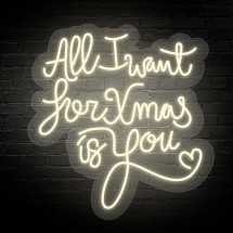 Neón ALL I WANT FOR XMAS IT'S YOU