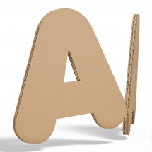 Letras de cartón