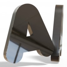 Letras de acero + PVC