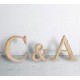 Letras de madera letra A imagen Principal del producto