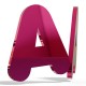 Letras Metacrilato espejo FUCSIA