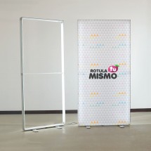 Photocall iluminado luz LED plegable y transportable